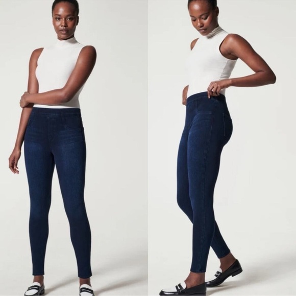 Spanx Women’s Jean-ish Ankle Leggings Jeggings Jeans Size Medium M y2k F - Picture 3 of 11